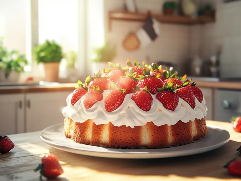 Orange Blossom Strawberry Shortcake with Whipped Cream