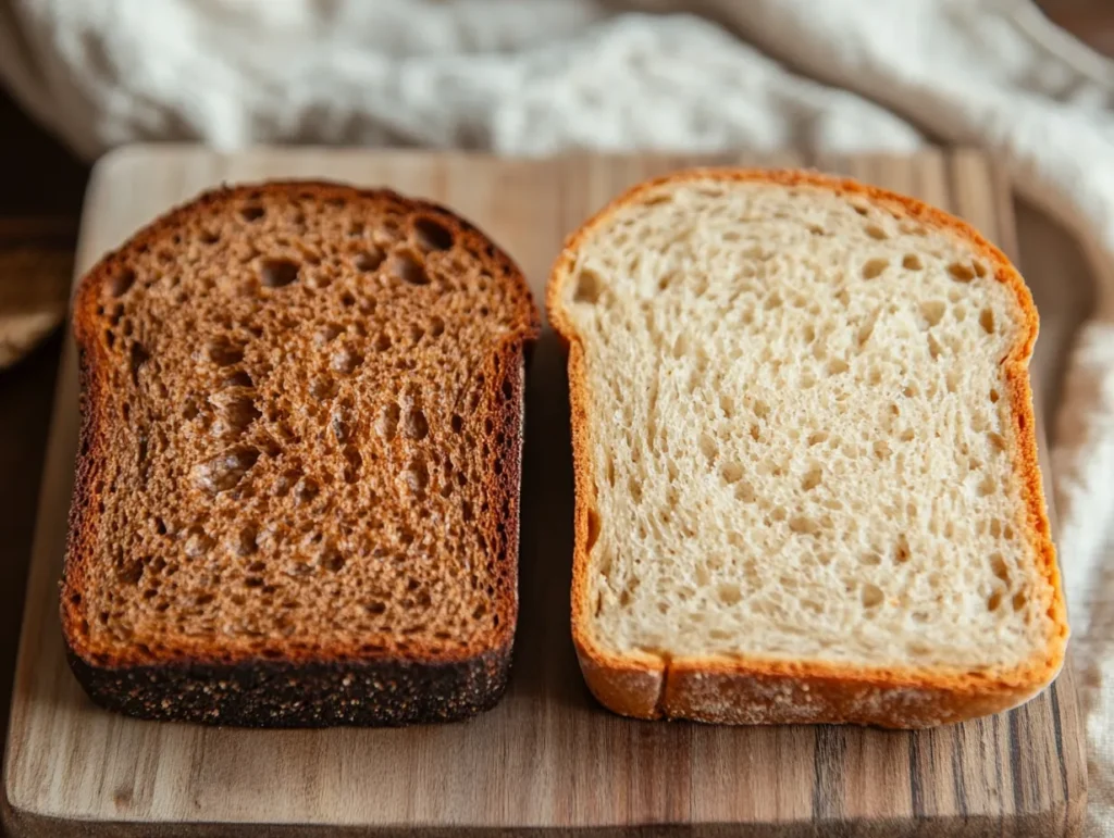 Cheesecake Factory brown bread and sourdough slices