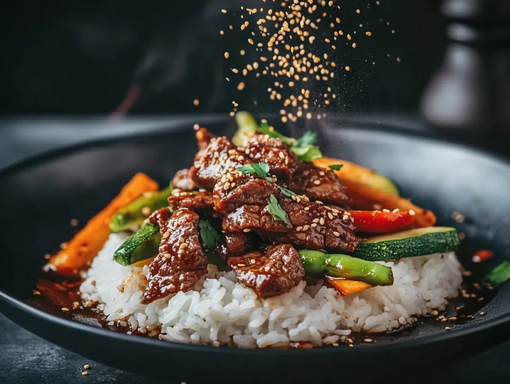 Korean Bulgogi Beef Dinner