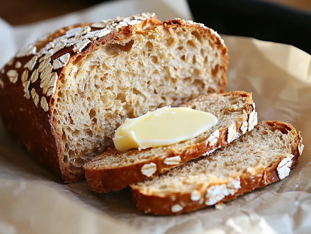 Homemade Cheesecake Factory brown bread with butter