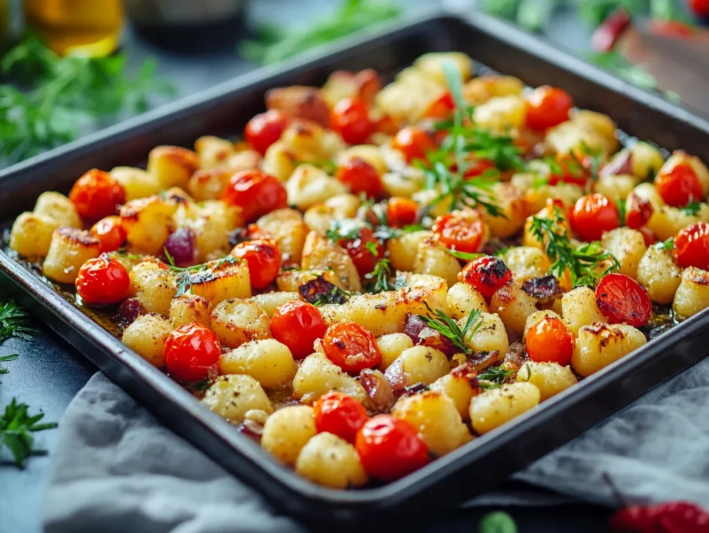 Gnocchi Sheet Pan Bake Dinner