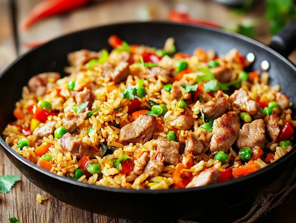 Easy Fried Rice with Pork