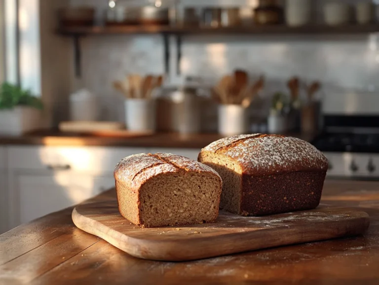 Freshly baked Cheesecake Factory bread on rustic table